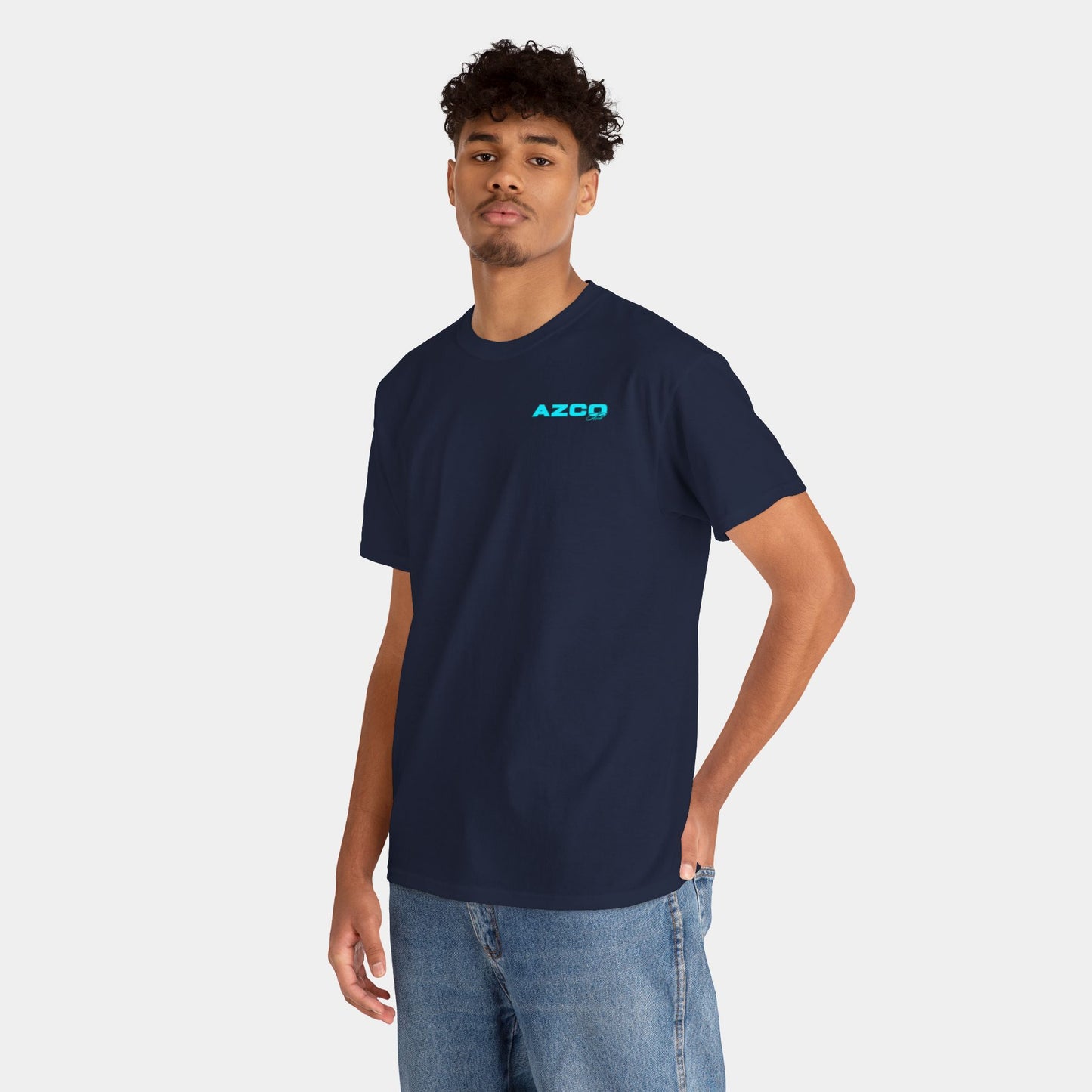 NOVA AquaBlue Basics Heavy Cotton Tee
